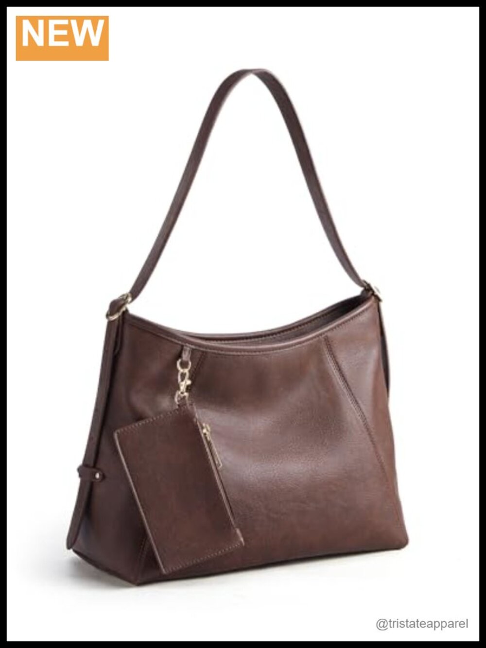Hobo Bag PU Leather Multi-Pocket Crossbody Shoulder Purse Tote for Women